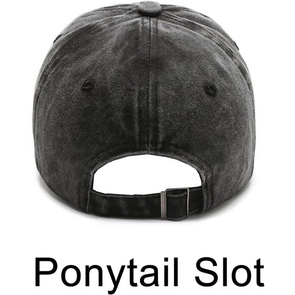 Baseball Cap Black(Washed)golf Dad Hat Men Women Plain Cap main image 6